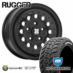 4本セット XTREME-J RUGGED 16x6.5J 5/114.3 +32 SBK MONSTA モンスタ マッドウォーリア M/T 235/70R16 WL デリカD5