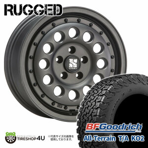 4本セット XTREME-J RUGGED 16x6.5J 5/100 +38 GBK BFG オールテレーン T/A KO2 215/65R16 BL ライズハイブリッド