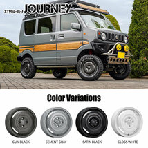 4本セット JOURNEY ジャーニー 14x5.0J 4/100 +30 GB TOYO トーヨー オープンカントリー R/T 165/80R14 WL プロボックス サクシード_画像3