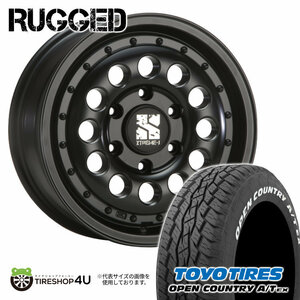 4本セット XTREME-J RUGGED 16x6.5J 6/139.7 +38 SBK TOYO トーヨー オープンカントリー A/T EX 215/70R16 WL ハイエース 200系