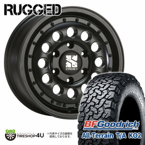 4本セット XTREME-J RUGGED 16x6.5J 6/139.7 +38 SBK BFG オールテレーン T/A KO2 215/70R16 WL ハイエース 200系