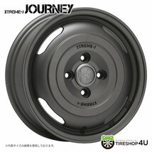 4本セット JOURNEY ジャーニー 12x4.00B 4/100 +42 GB ジオランダー KT Y828C 145/80R12 N-VAN 軽トラ 軽バン バモス_画像2