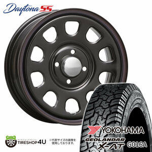 4本セット DAYTONA SS デイトナSS 14x5.0J 4/100 +42 BK ジオランダー X-AT G016A 145R14C BL 軽トラ 軽バン カスタム車 リフトアップ車