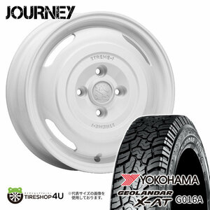 4本セット JOURNEY ジャーニー 14x4.5J 4/100 +43 WH ジオランダー X-AT G016A 155/65R14 BL 軽自動車 タント ミラ