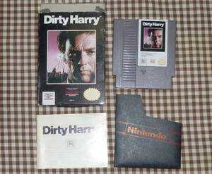 (NES) ダーティハリー箱説明書付き　DirtyHarry