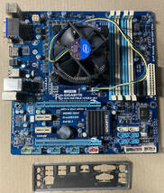 GIGABYTE H67MA-USB3-B3 Micro ATX マザーボード LGA1155 Core i5 2500 付き おまけ　現状品 Win10認証可_画像1