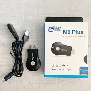 AnyCast M9 Plus HDMI ミラーキャスト テレビ接続 Wifi ミラーリング スマホ 4K 接続簡単 HD1080P iOS＆Android＆Windows＆MAC OS対応
