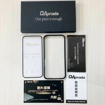 【1枚が3枚に匹敵・一体式防塵設計】OAproda ガラスフィルム iPhone 15 pro用 全面保護 硬度9H超え 強化ガラス 耐衝撃 受話口防塵 飛散防止_画像1