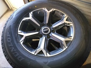 265/65R17　ダンロップSJ8　4本　22年製　アルミセット　プラド　 スタッドレス アルミホイール セット 