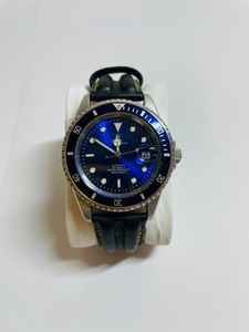 C-MSM0.1　【1円スタート】　稼働品　SantoJoannes セントジョイナス 3257-2 自動巻き デイト AT 21JEWELS water resistant 200M/660FT