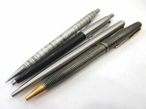 ☆PARKER パーカー ジャンク ボールペン3本 シャープペンシル1本 4本まとめ売り MD925等 現状渡し 中古☆