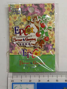 ● 海外レアピン　Disney Epcot pin 　チップ＆デールpin 　フラワー＆ガーデン　フェスティバル　2004