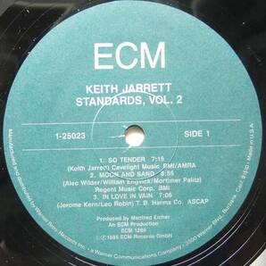 ◆ KEITH JARRETT / Standards, Vol.2 ◆ ECM 1289 ◆の画像3