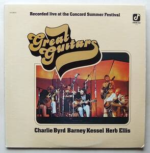 ◆ GREAT GUITARS ( Charlie Byrd, Barney Kessell & Herb Ellis / Recorded Live at the Concord Summer Festival ◆ Concord CJ-4 ◆ V