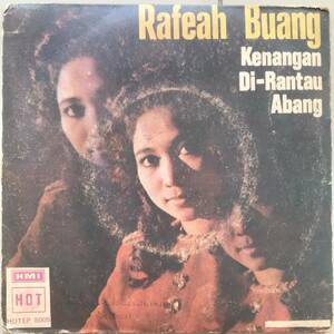 EP マレーシア「 Rafeah Buang 」Malaysia Tropical Psych Melayu Funky Garage Pop 70's 幻稀少盤 人気歌手