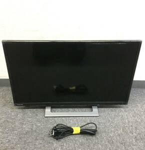 C023-I43-2699 TOSHIBA 東芝 液晶テレビ 24V34 24V型 寸法縦約35cm×横約55cm×高さ約14cm エンタメ 娯楽 情報共有 ※画面出力確認済 ③