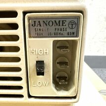 D620-I37-3823 JANOME ジャノメ MODEL 802 ミシン ハンドメイド 手芸 トピアエース フットコントローラー/本体カバー付き 動作確認済み_画像8