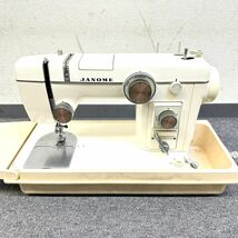 D620-I37-3823 JANOME ジャノメ MODEL 802 ミシン ハンドメイド 手芸 トピアエース フットコントローラー/本体カバー付き 動作確認済み_画像2