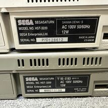 E651-I51-902 SEGA セガ SEGASATURN セガサターン HST-3200 HST-3220 ゲーム機 箱付き ソフト付き 2点セット 画像出力確認済み_画像7