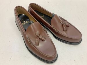 E453-I57-947 REGAL リーガル ビジネスシューズ ローファー 革靴 紳士靴 ブラウン レザー 26EE 26.0cm ⑥
