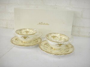 本物保証 Noritake ノリタケ 9984 インペリアルスイート ティーカップ＆ソーサー 2客セット 未使用品