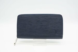 ☆安心の３大保証☆ Aランク ≪LOUIS VUITTON ルイ ヴィトン/ラウンドファスナー長財布≫ M61873 エピ ジッピー ウォレット ブルー 送料込