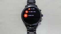 4年使用でも現役！　FOSSIL　THE CARLYLE HR スモークステンレススチール Gen5　FTW4024_画像3