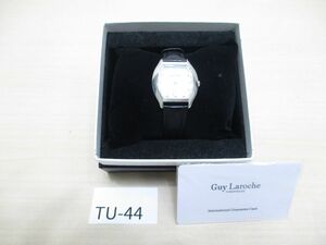 TU-44 [ Junk * operation not yet verification ]gi*la Rossi .Guy Laroche# wristwatch LW5047 white face # white / lady's / long-term keeping goods 