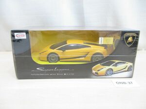 ONB-37【未開封・箱入】RASTAR■1/24 ランボルギーニガヤルド スーパーレジーナ ラジコンカー■LAMBORGHINI GALLARDOイエロー/SuperLeggera