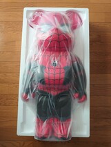 メディコムトイ ベアブリック スパイダーマン アップグレード スーツ 1000％ 新古品 MEDICOM TOY BE@RBRICK SPIDER-MAN UPGRADED SUIT_画像3