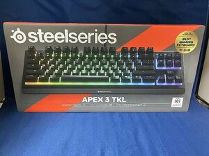 SteelSeries APEX 3 TKL JP ゲーミングキーボード（日本語配列）　未使用・未開封