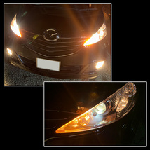 1】 ステラカスタム LA100F LA110F 前期 後期 S25 LED ウィンカー バルブ ピン角違い 150度 144LED ハイフラ防止 2個セット_画像3