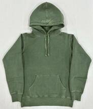 Supreme 14AW Overdyed Hooded Sweatshirt Green S シュプリーム パーカー フーディー_画像1