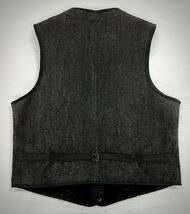 20s〜30s Brown’s Beach Vest ブラウンズビーチ ベスト ごま塩 ニップルボタン 針刺しシンチバック ビンテージ USA Vintage ジャケット_画像2