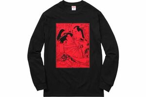 Supreme 16SS Sasquatchfabrix. Shunga L/S Tee ブラック L 未使用品 シュプリーム サスクワッチファブリックス 春画 ロンT 長袖Tシャツ