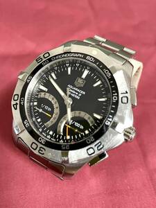 ★ タグホイヤー QZ CAF7010 アクアレーサー キャリバーS 300M ブラック系文字盤 TAG HEUER メンズ腕時計 