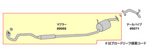 ムーヴコンテ L585S ダイハツ HST マフラー 055-191 本体オールステンレス 車検対応 純正同等_画像2