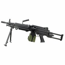 S&T M249 PARA BK スポーツライン電動ガン Boxマガジン仕様 ※無刻印【180日間安心保証つき】_画像2