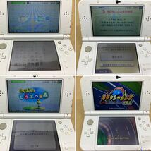 Nintendo 任天堂 New3DSLL パールホワイト ニンテンドー ソフト付 動作品_画像4