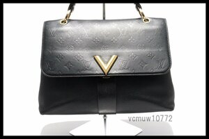 近年モデル希少美中古■LOUIS VUITTON モノグラム ヴェリー レザー ハンドバッグ ルイヴィトン■0111sp5632275