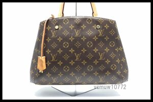 近年モデル希少美中古■LOUIS VUITTON モノグラム モンテーニュMM レザー ハンドバッグ ルイヴィトン■0111bb766-4