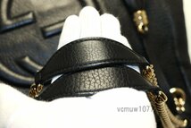 希少美中古■GUCCI ソーホー フリンジ レザー チェーンショルダーバッグ グッチ■0118hm28389_画像6