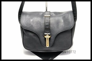 近年モデル希少美中古■BALENCIAGA チューブスクエア レザー ショルダーバッグ バレンシアガ■0118oo17-1