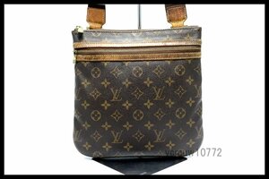 希少美中古■LOUIS VUITTON モノグラム ポシェットボスフォール レザー ショルダーバッグ ルイヴィトン■0125bc29042