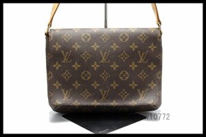 希少美中古■LOUIS VUITTON モノグラム ミュゼットタンゴ レザー ショルダーバッグ ルイヴィトン■0125hh153-8K