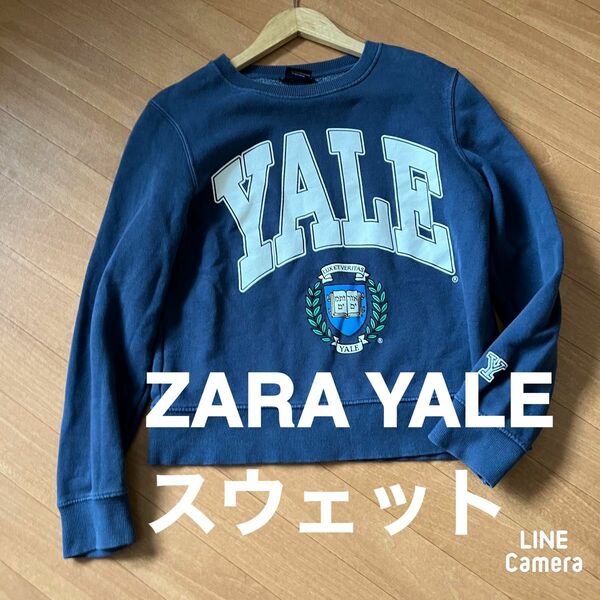 ZARA×YALE スウェット　トレーナー