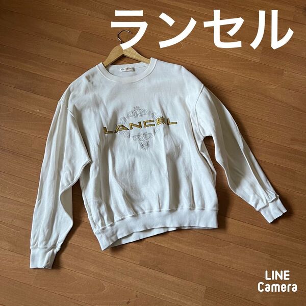 ランセル 刺繍ロゴスウェット トレーナー ヴィンテージ