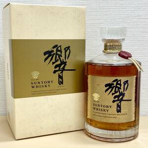 【未開栓】 SUNTORY 響 43% 750ml 両面ゴールドラベル WHISKY 箱付 HIBIKI サントリー ウイスキー ジャパニーズ 古酒 日本 SHT01 保管品