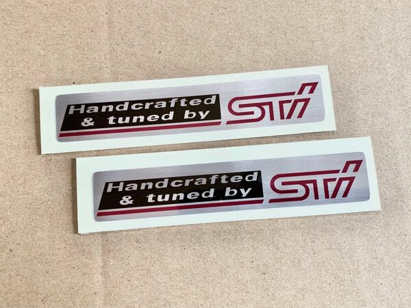 STiステッカー　★ Handcrafted & tuned by STi 2枚