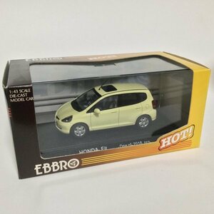 絶版 HONDA FIT YELLOW 43220 EBBRO 1/43 ホンダ フィット イエロー